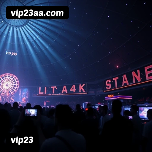 Interface do aplicativo vip23 mostrando jogos disponíveis no iOS e Android